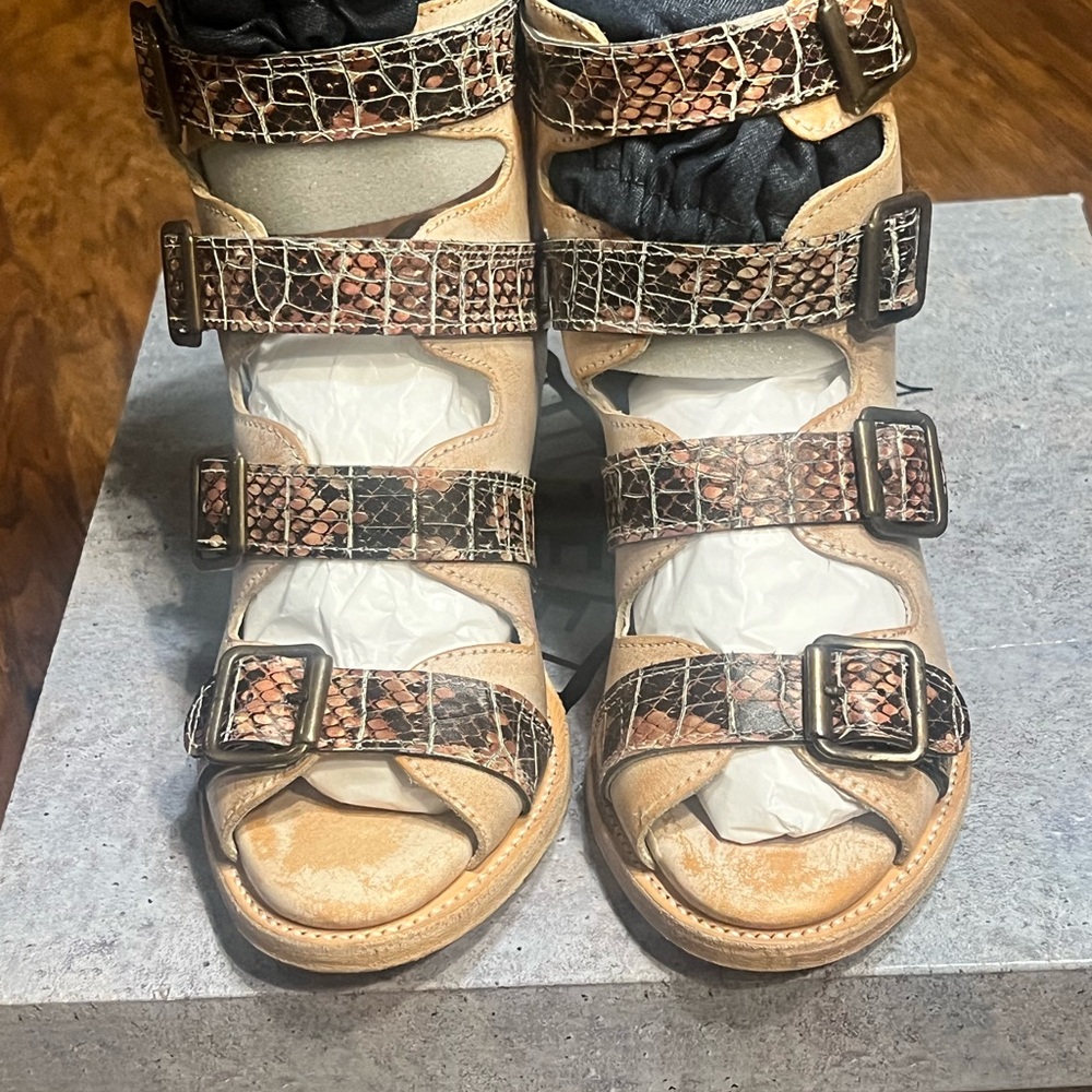 Freebird by Steven Brown and Pink Quail Sandals